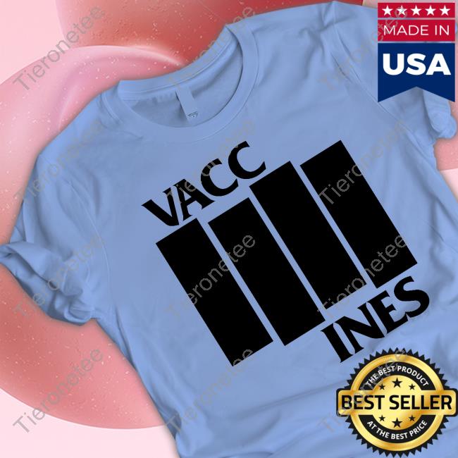 Official The Vaccines Vacc Ines Black Flag Tee