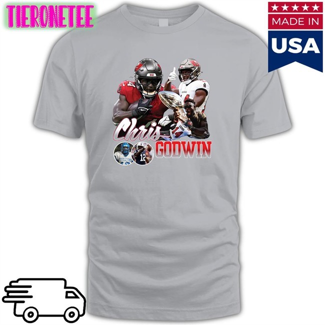 Tom Brady Chris Godwin Original Black TShirts Greg Auman