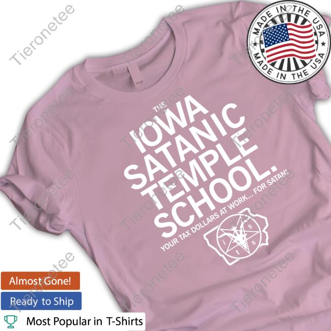 The Iowa Satanic Temple School Shirt Black