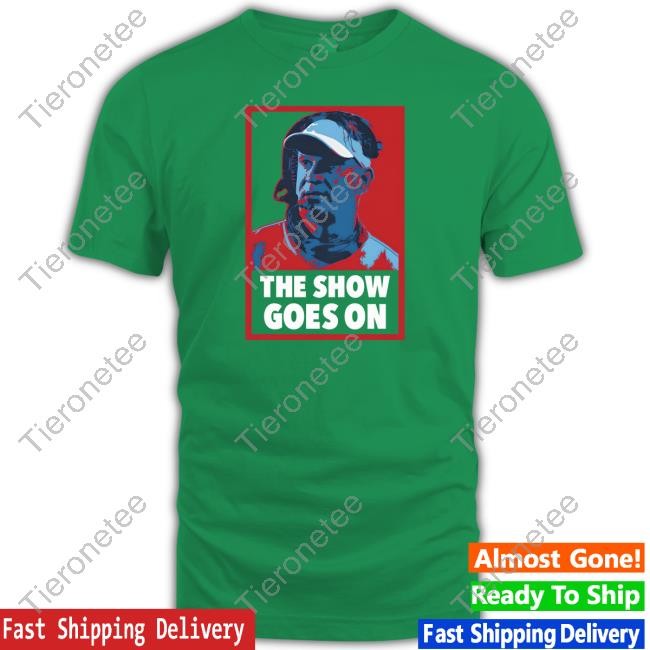 Barstool Sports Store The Show Goes On V Neck T Shirt