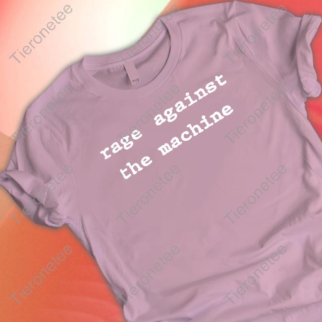 Official Rage Against The Machine Merch Typewriter Tee Shirt