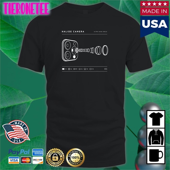 Halide Camera Ultra Wide Angle Unisex Black Shirt 2022 HalideCamera