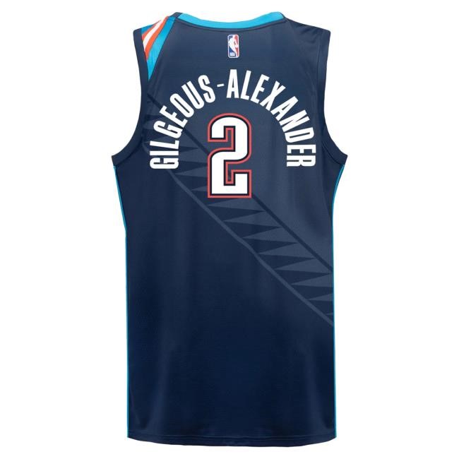 Shai Gilgeous-Alexander NBA Basketball City Edition | Oklahoma City OKC SGA 2025-26 NBA Basketball City Edition | NBA Thunder Shop