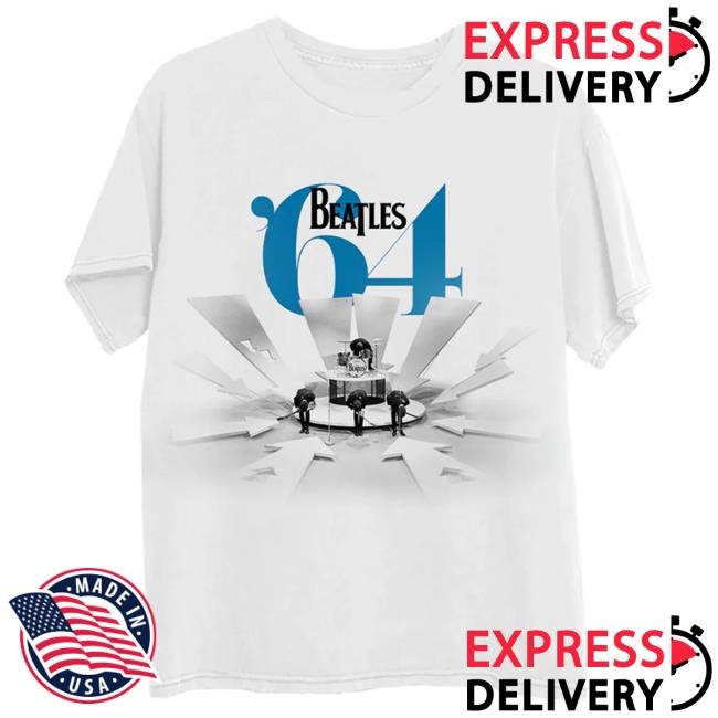 Rare Movie Era '64 Film T-Shirt The Beatles