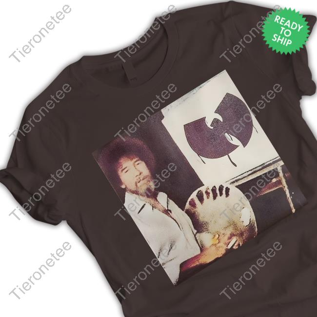 Wu Ross Shirt Wu Tang X Bob Ross Long Sleeve T Shirt