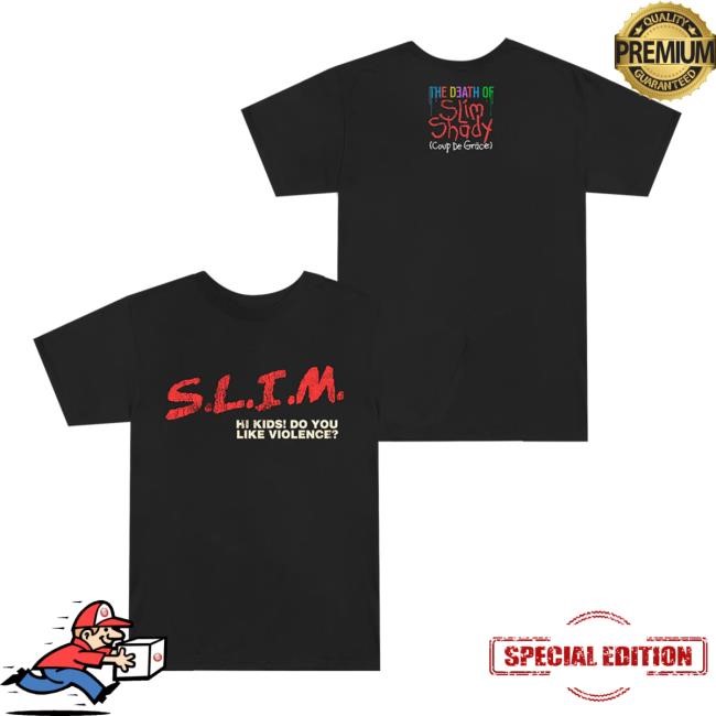 S.L.I.M Hi Kids Do You Like Violence Short Sleeve Tee - Official Eminem Online Store