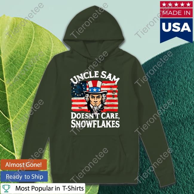 Uncle Sam Doesn't Care Snowflakes Sweatshirt